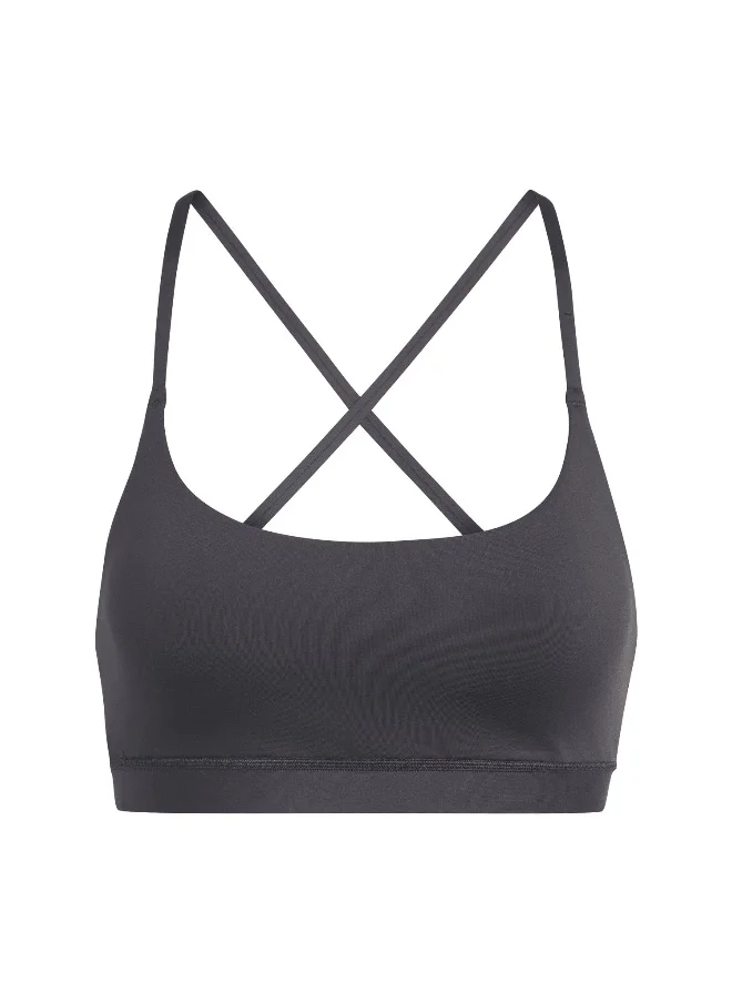Adidas Adidas All Me Ls Bra Black Training Bra For Women Xsab