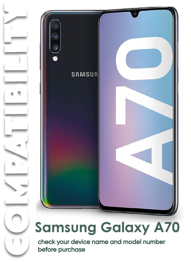 ACLIX 4 Pieces Antistatic ESD Dustproof Premium Quality High Definition Tempered Glass Screen Protector Designed For Samsung Galaxy A70 - Image 3