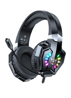 onikuma X32 RGB Noise Cancelling Wired Headphones Gaming Headset  - Image 1