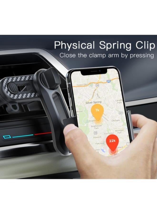 يسيدو حامل الهاتف المحمول C105 العالمي 720بفتحة تهوية السيارة بمشبك تعليق الجاذبية - Image 4