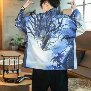 Summer Kimono Cardigan Loose Fit Mens Fashion 31 horned dragon - pzsku/ZCDDA53B5475F1B0CFE76Z/45/1746216305/26da17a1-09c3-46b3-ba1c-22c103ba9cc1