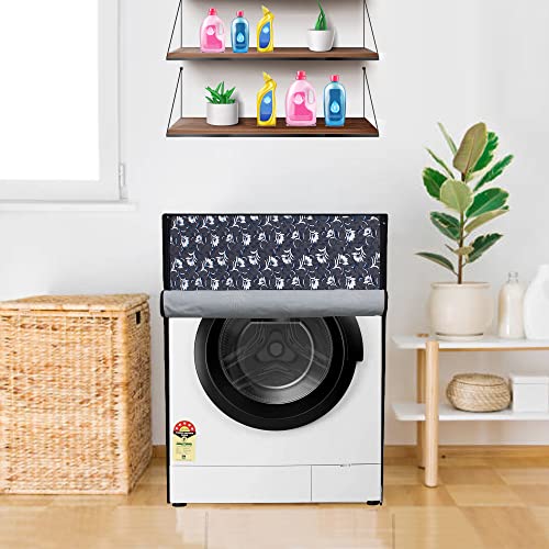 Wings Star Front Load Washing Machine Cover for LG 5.5 Kg, 6 Kg & 6.5 Kg (60cmsX48cmsX86cms) | Waterproof & Dust-Proof Front Load Washing Machine Cover For LG | Washing Machine Cover, KUM05 - Image 3