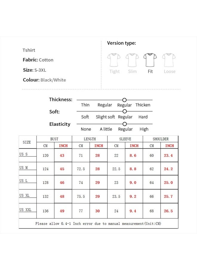 GURUNVANI - Men Vintage Crewneck T-Shirt Graphic Tees Hip Hop Short Sleeve Tops, Black, Medium - Image 1