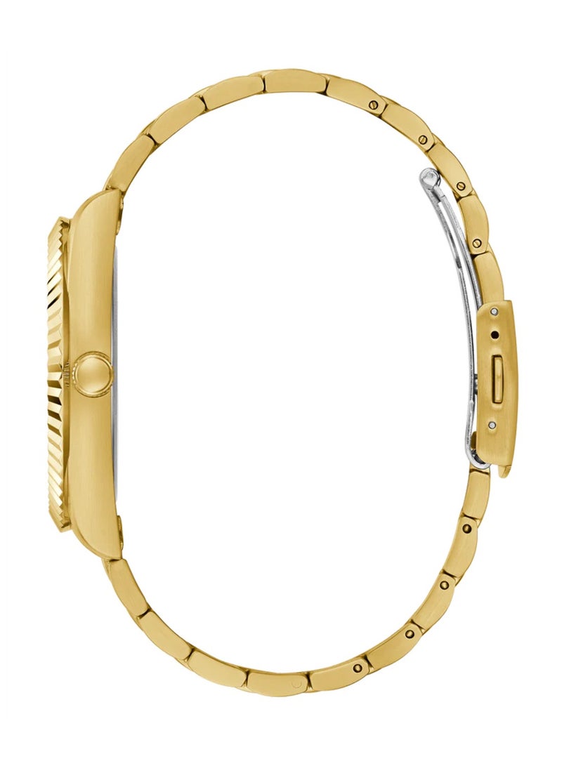 GUESS ساعة يد رجالية تناظرية من الفولاذ المقاوم للصدأ - GW0265G2 - 42 مم - Image 2