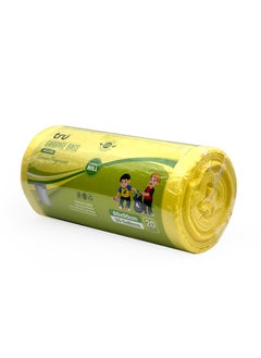 Tru Lemon Scented Garbage Bags Compact Roll 60x90cm 30 Gallon ( 20pc x 3 Rolls ) 60 bags  - Image 2