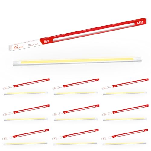 Murphy Aluminium 2 Feet Led Under Cabinet Lighting, 8W Under Cabinet And Under Counter Lighting, Led Profile Light : Warm White, Pack Of 10 - Image 1