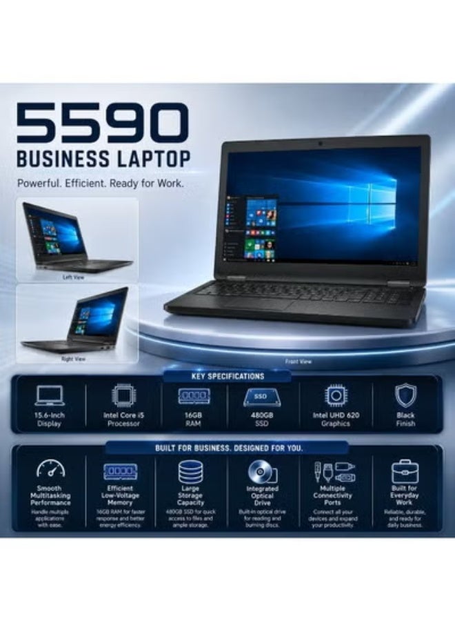 لابتوب عملي 12.5 بوصة بمعالج i7 وذاكرة 16 جيجابايت وSSD سعة 512 جيجابايت، تصميم محمول للعمل والإنتاجية مع استاند لابتوب وماوس وشنطة هدية - Image 4