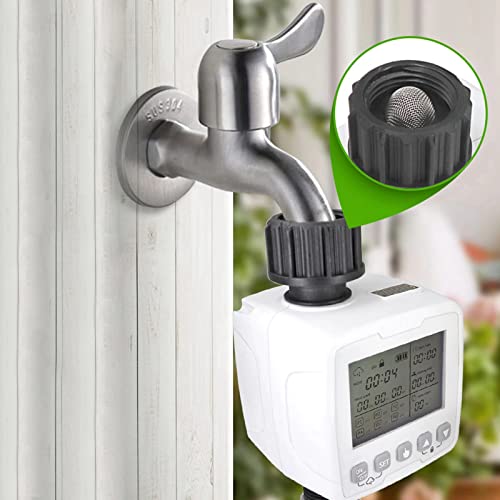 amiciSmart Automatic Irrigation Timer Switch, Intelligent Plant Watering System with Rain Sensor, 6 Program Settings, Child Lock and 4xAAA Battery (Included) - Image 2