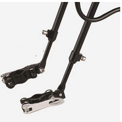 Fastped Quick Release Aluminum Bicycle Rear Seat Rack Adjustable Mountain Bike Luggage Carrier With Reflector, Black - Image 5