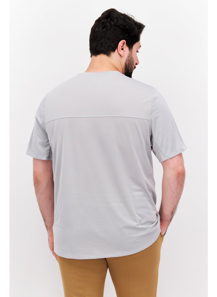 Reebok Men Sportswear Fit Training T-shirt, Grey  - Image 2