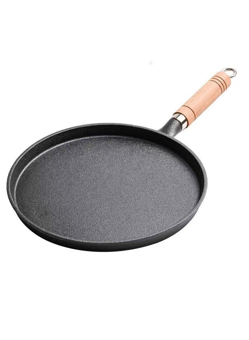 Non-Stick Frying Pan, 26cm Wooden Handle Fry Pan - Image 1
