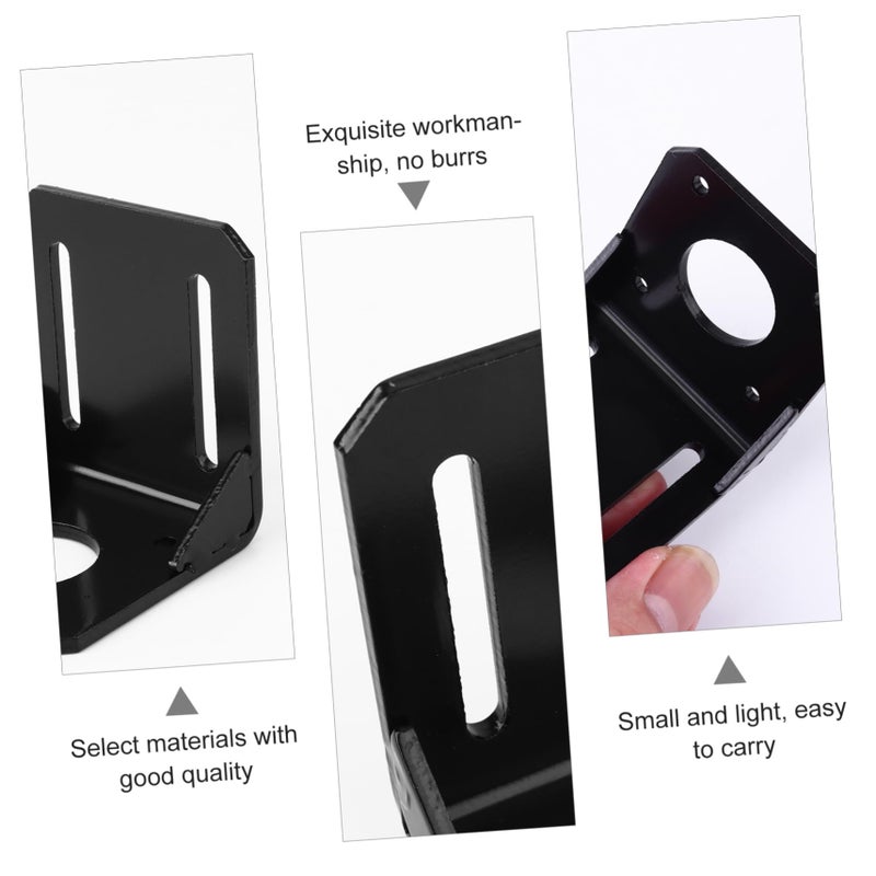 2Pcs Black Motor Holder Mounting Bracket For Printers Easy Installation With Screws - Image 5