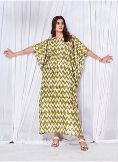 KAFTAN RAYON ZIGZAG PATTERN