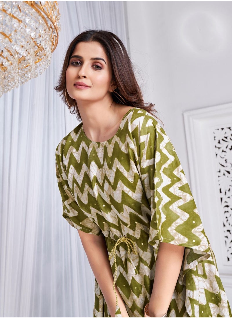 Generic - KAFTAN RAYON ZIGZAG PATTERN - Image 1