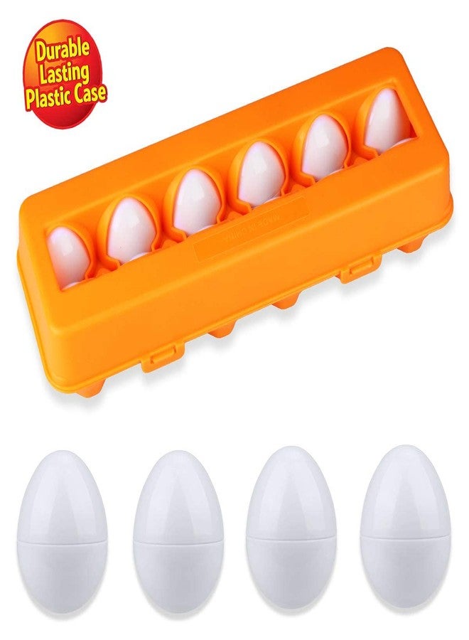Plutofit Matching Eggs 12 pcs Set Color & Shape Recoginition Sorter Puzzle for Early Learning and Educational Toy for Toddler - Image 2