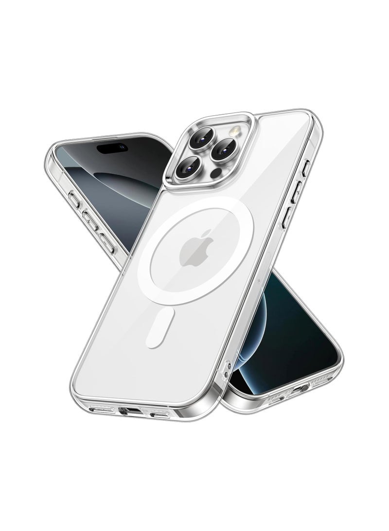 iPhone 16 Pro max  Magsafe Case Clear【N52 Strong Magnetic Adoption】iPhone 16 pro max Case Anti-Yellow and Scratch Resistant, Ultra-Thin, iphone16 pro max 6.9 Inch Magnetic Case Transparent - Image 1