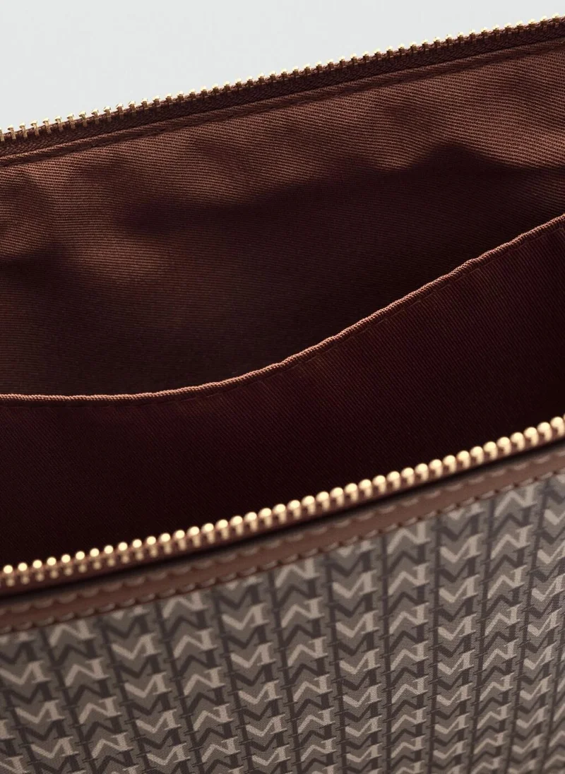 MANGO Canvas laptop case with logo