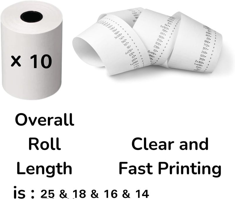5.8cm Thermal Printing Paper for Instant & Visa Multi-Use Machine High Quality Thermal Printer Paper (Thermal Printing Roll) THERMAL PAPER (10, 22m) - Image 1