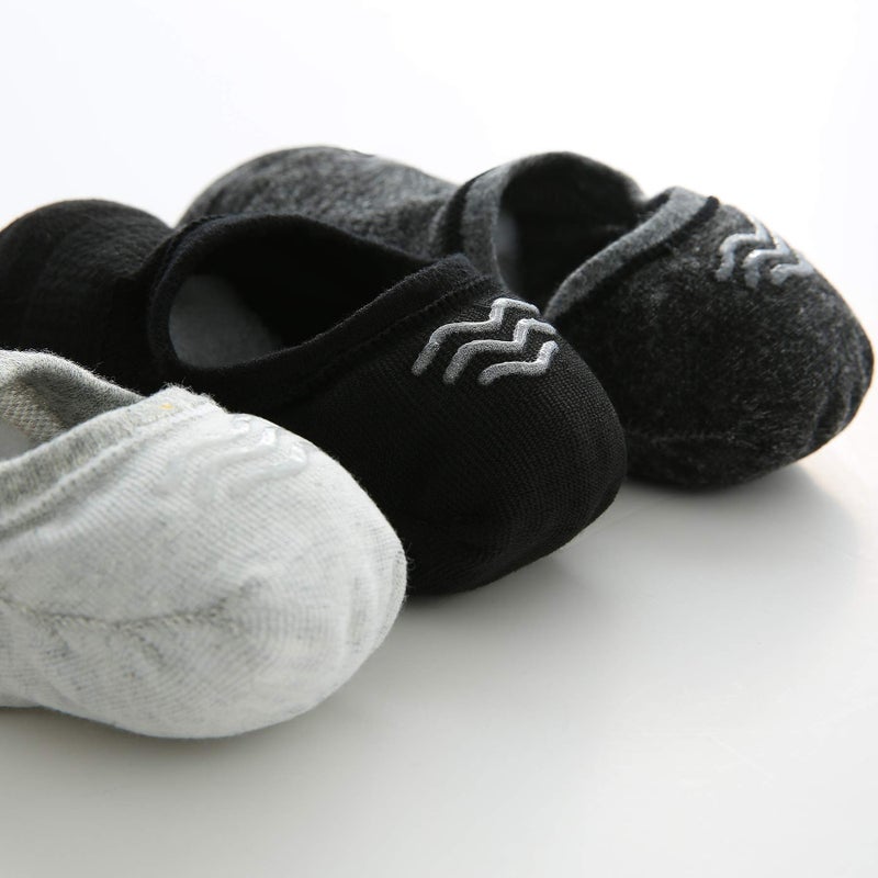 WANDER No Show Socks Mens 7 Pairs Cotton Thin Non Slip Low Cut Mens Invisible Casual Socks (7black, Size 9-11) - Image 5