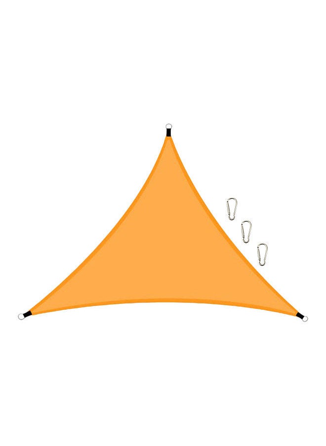 Generic 13ft Rain Fly UV Resistant Sun Shade Sail Canopy Waterproof Heavy Duty Triangle 210T Polyester Awning Sand Sunshade for Outdoor Patio Garden Backyard Activities  - Image 1