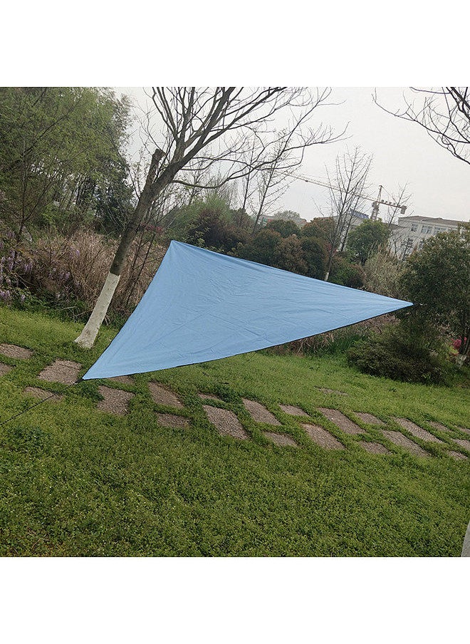 Generic 13ft Rain Fly UV Resistant Sun Shade Sail Canopy Waterproof Heavy Duty Triangle 210T Polyester Awning Sand Sunshade for Outdoor Patio Garden Backyard Activities  - Image 2