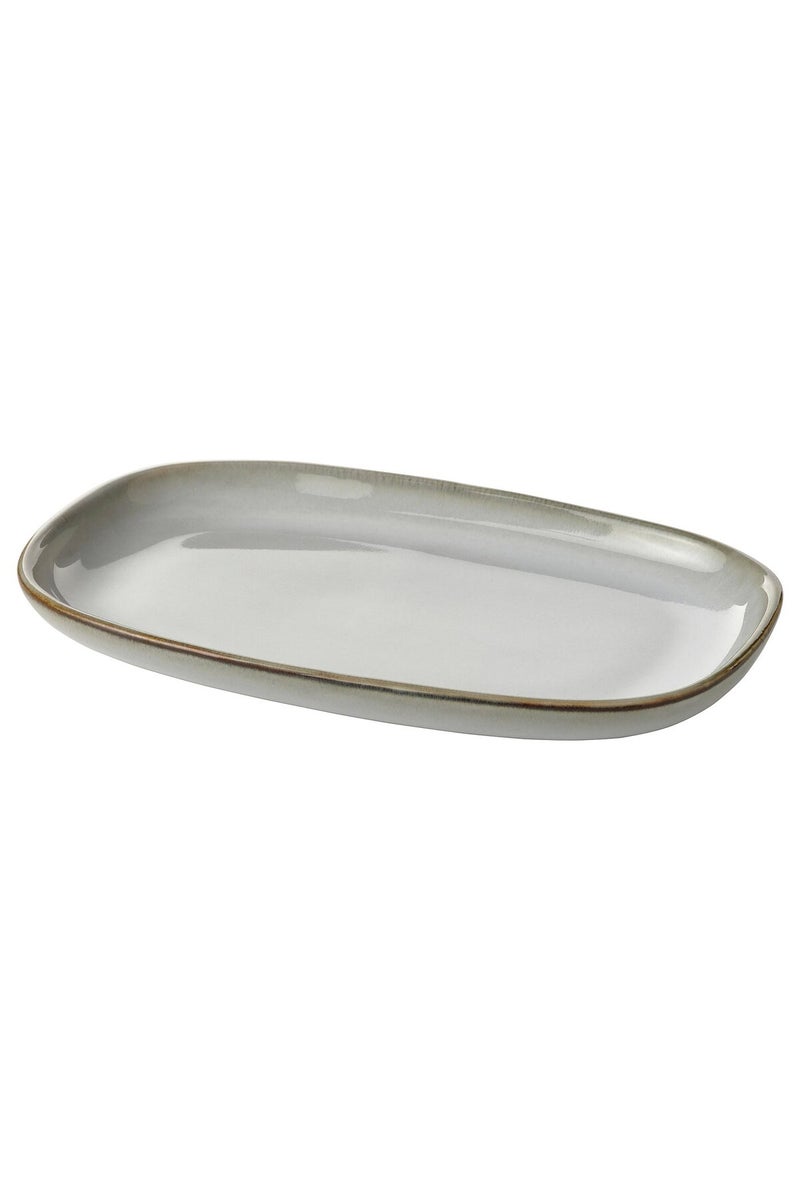 Plate, grey, 20 x 13 cm - Image 1