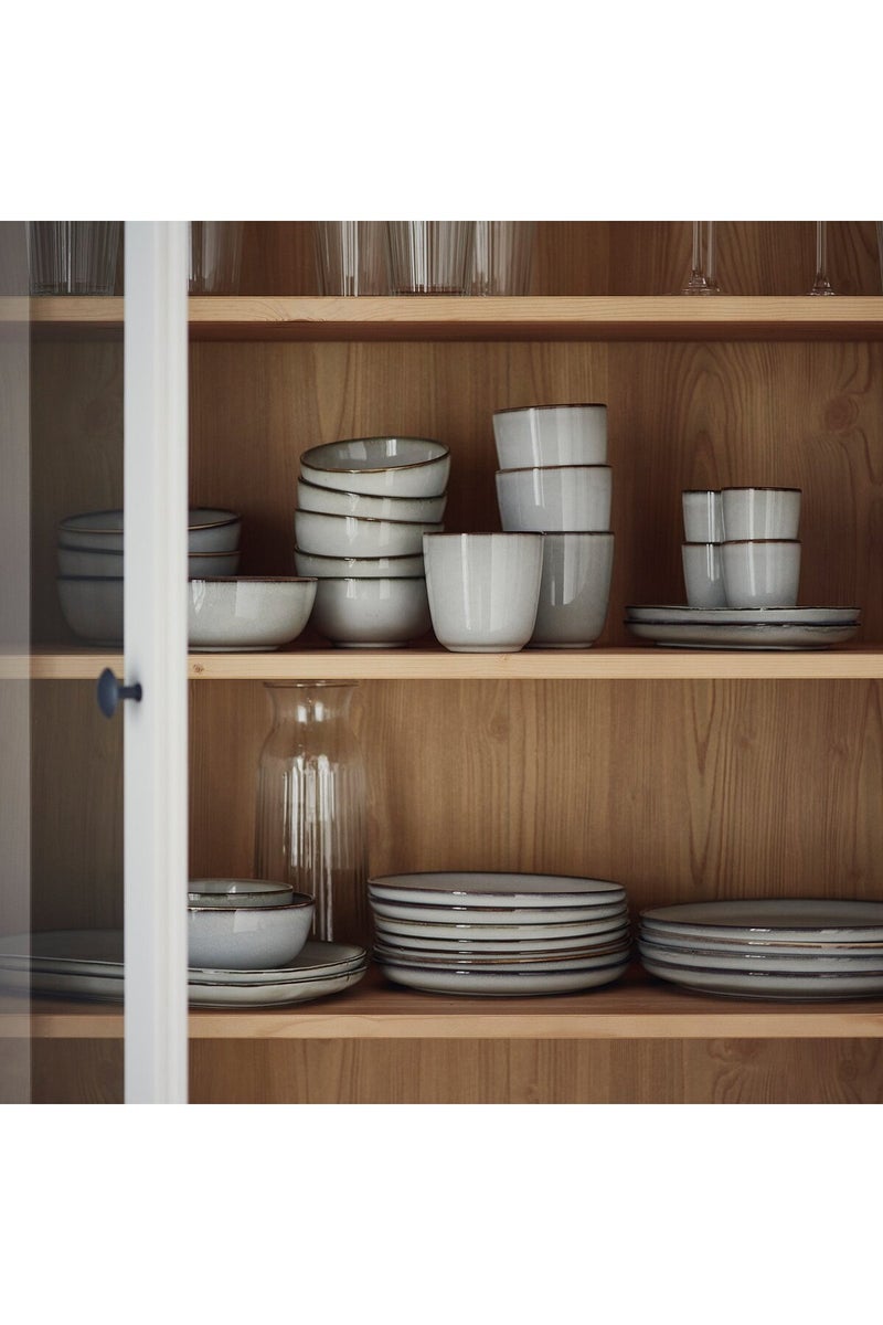 Plate, grey, 20 x 13 cm - Image 3