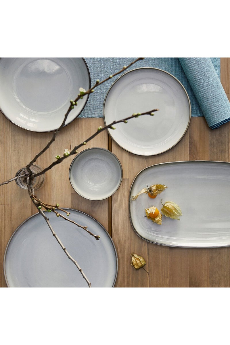 Plate, grey, 20 x 13 cm - Image 4