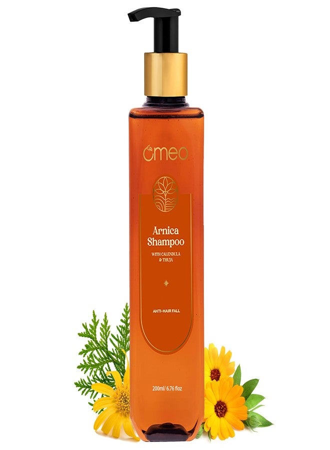 Omeo Arnica Anti-Hair Fall Shampoo - 200ml with Natural Extracts Calendula & Thuja | Controls Hair Fall, Promotes Hair Growth, Strengthens and Nourishes Hairs- For Women & Men - Image 1