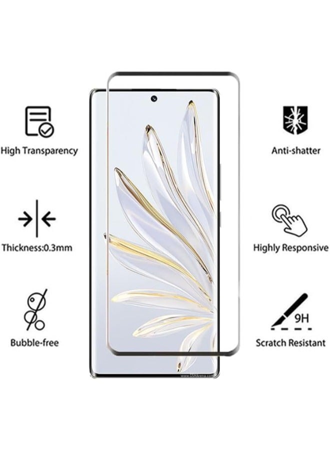 Nano screen protector for Honor 70 with full coverage from edge to edge (matte, anti-dust, anti-fingerprint) - Image 2