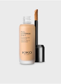 KIKO MILANO Full Coverage 2-In-1 Foundation & Concealer - Neutral Gold 95  - Image 1