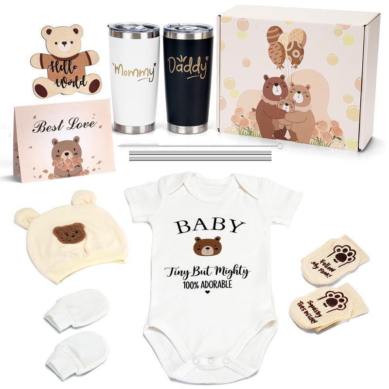 WITOROR 13pcs Baby Shower Gift for New Parents New Mom Care Package New Mom Gifts for Women Baby Welcome Box Pregnancy Gifts for Expecting Mom Gender Reveal Gift First Time Moms Gift Box - Image 2