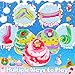 LAWOHO Christmas Stocking Stuffers for Kids 4 Pack Christmas Slime Balls with Butter Slime Xmas Addins Slime kit for Girls Boys Kids Stocking Stuffers Xmas Gifts for 4 5 6 7 8 9 10 Year Old - Image 4