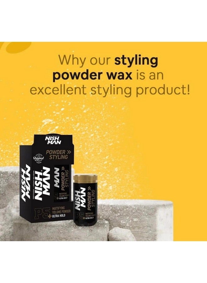 Nishman Hair Styling Powder 20gr Ultra Hold - Image 3