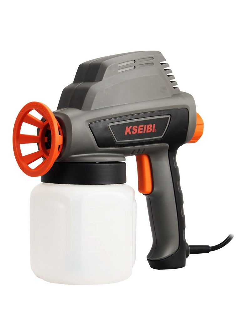 KSEIBI Paint Spray Gun 110W, Electric Sprayer Gun with 800ML Container and Nozzle 0.8mm, Ideal for Furniture, Cabinets, Fence, Walls, Door, Garden Chairs, Automotive, Home Improvement, Easy to Clean.  - Image 1