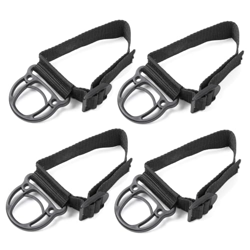 YOCTM حامل ملابس YOCTM الأسود لبار السيارة 45 سم لجيب رانجلر JK JL JT 1997-2024 (عبوة من 4) - Image 2