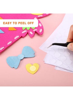 Zonon Double Sided Adhesive Dots Clear Glue Point Tape Stickers Balloon Glue Round No Traces Strong Adhesive Sticker Waterproof Dot Sticker For Craft Diy Art Office Supply(3000 Pieces,0.39 Inch/ 10 Mm)  - Image 5