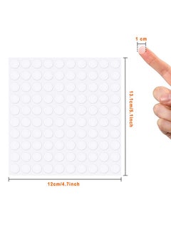 Zonon Double Sided Adhesive Dots Clear Glue Point Tape Stickers Balloon Glue Round No Traces Strong Adhesive Sticker Waterproof Dot Sticker For Craft Diy Art Office Supply(3000 Pieces,0.39 Inch/ 10 Mm)  - Image 2