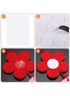 Zonon Double Sided Adhesive Dots Clear Glue Point Tape Stickers Balloon Glue Round No Traces Strong Adhesive Sticker Waterproof Dot Sticker For Craft Diy Art Office Supply(3000 Pieces,0.39 Inch/ 10 Mm)  - Image 4