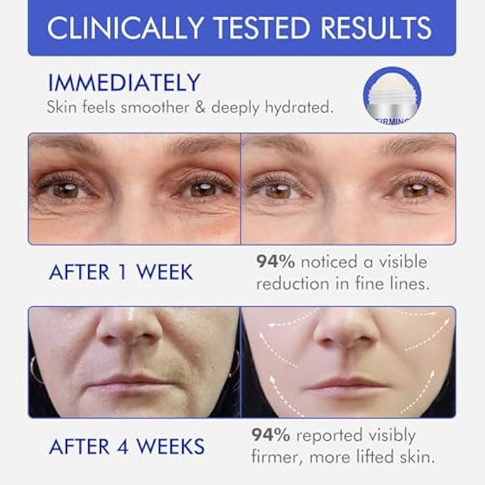 Akeeronn Advanced-Retinol Firming Serum Stick, 3-in-1 Face Firming Stick for Women, Smooth,Tighten and Firm Face,Neck & Jawline, Reduces Wrinkles, Hydrates & Nourishes Skin (1.0 OZ) - Image 3
