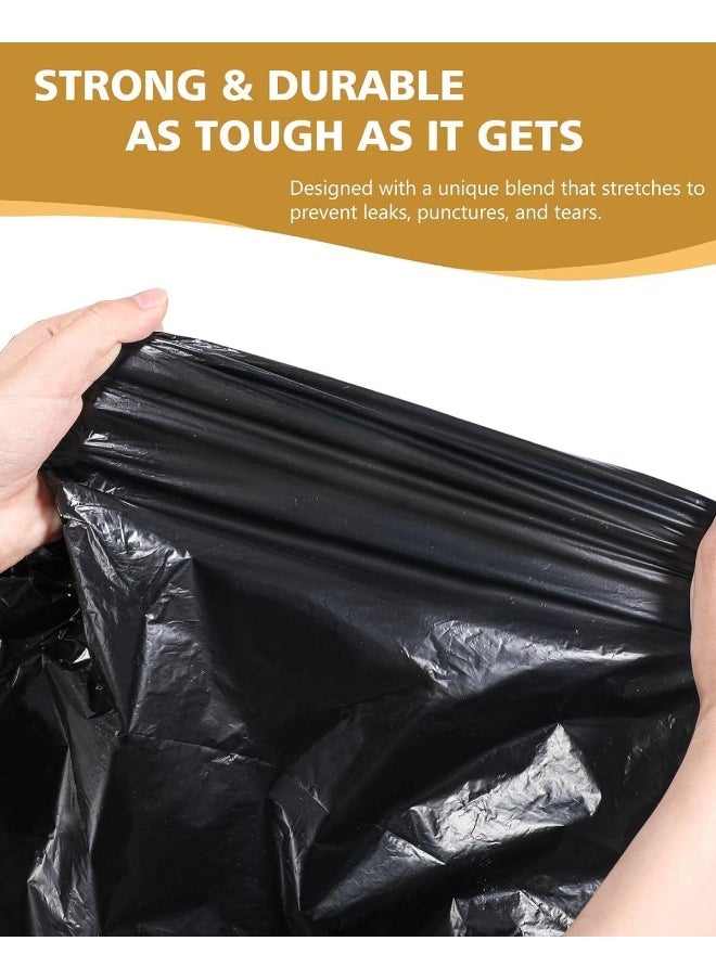 ALSAQER Alsaqer Garbage Bags 2 Pack Roll 120 Litre Large, 30 Bags 80 cm Length x 100 cm Height, Black (Compo Pack)  - Image 3