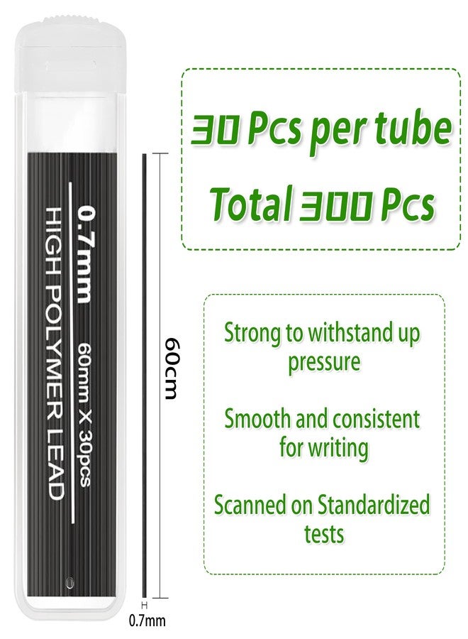 Sozize 10 Color Lead Refills 300 Pieces Colored Mechanical Pencil Lead Refills for Home Offices, 0.7 mm HB - Image 5