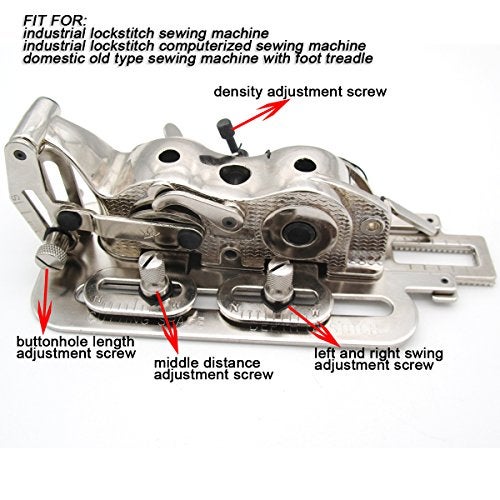CKPSMS Brand YS4455 Button Hole Attachment Compatible with Industrial Single Needle High Shank Sewing Machines - Image 3
