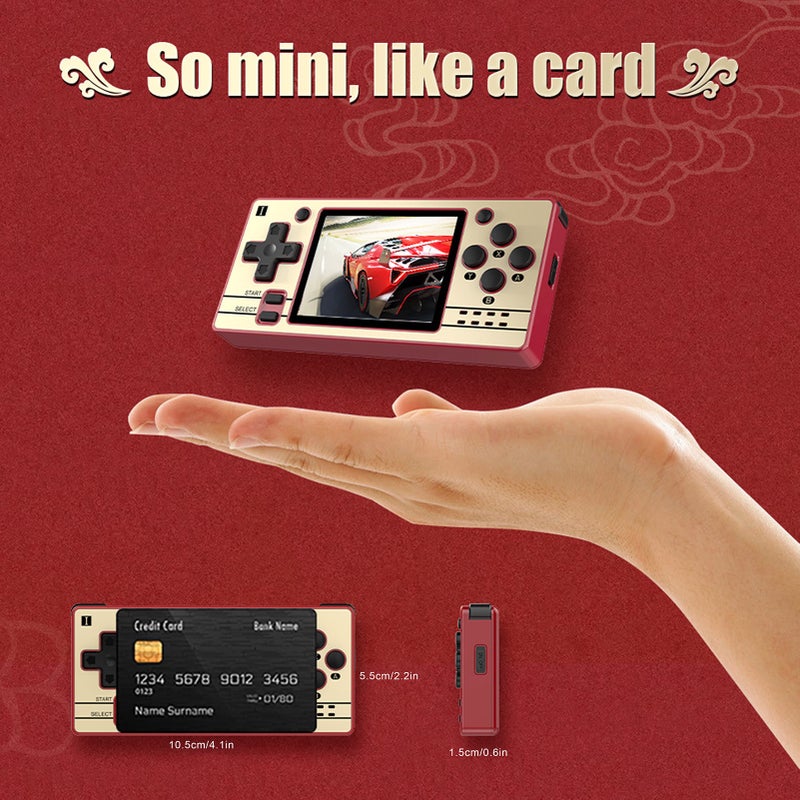 Open Source Handheld 64-bit GBA  FC Nostalgic Game Console  2.4-inch IPS OGA Fully Fitted Screen Supports 13 Mainstream Emulators Customizable UI for Long Time Gaming - Image 3