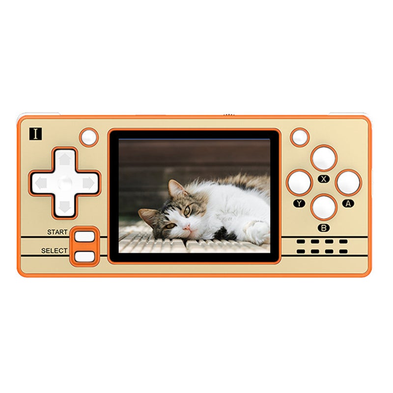 Open Source Handheld 64-bit GBA  FC Nostalgic Game Console  2.4-inch IPS OGA Fully Fitted Screen Supports 13 Mainstream Emulators Customizable UI for Long Time Gaming - Image 1