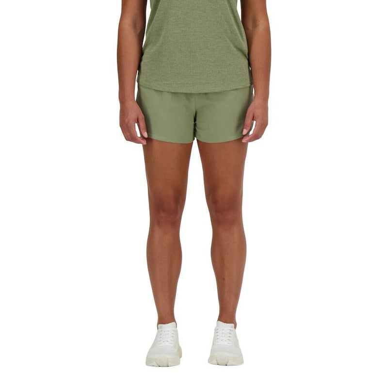 New Balance Women's RC Short 3", Dark Olivine, Small - Image 3