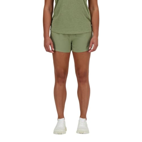 New Balance Women's RC Short 3", Dark Olivine, Small - Image 1