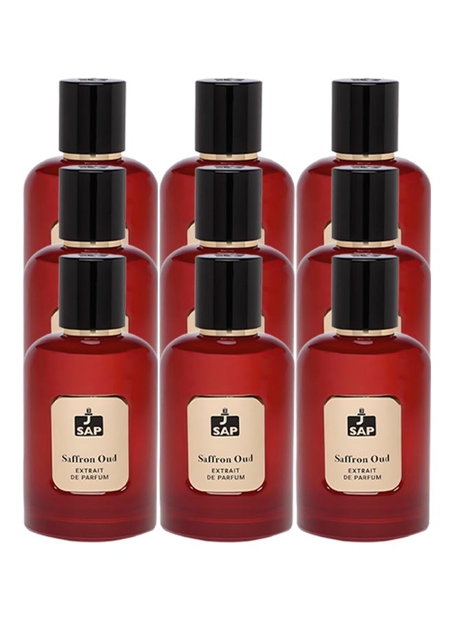 SAP 9 Pieces Saffron Oud Perfume For Unisex 100ml EDP - Image 1