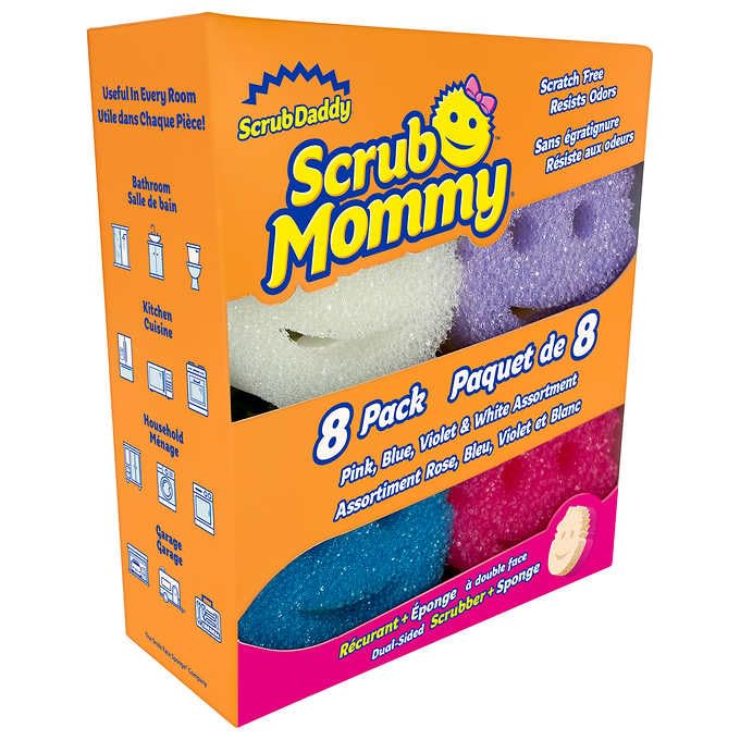 Scrub Daddy Scrub Mommy Dual-Sided Scrubber and Sponge, Variety Pack of 8 - Image 2