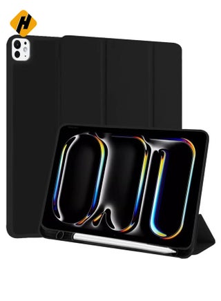 iPad Pro 11 Inch Case M4 (2024 5th Generation) with Pencil Holder Trifold Stand Smart Case with Soft TPU Back, Auto Wake/Sleep - pzsku/ZCDDBD3CE55CF7EEE032EZ/45/_/1724537755/93c107d8-61d0-475b-b7c5-1b99a0dbb68f